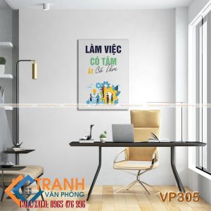 Tranh động lực slogan trang trí - VP305 3 Tranh động lực slogan trang trí - VP305 - Ảnh 2