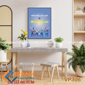 Tranh động lực slogan trang trí - VP306