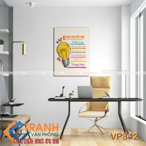 Tranh động lực slogan trang trí - VP342 3 Tranh động lực slogan trang trí - VP342 - Ảnh 2
