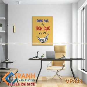 Tranh động lực slogan trang trí - VP343 3 Tranh động lực slogan trang trí - VP343 - Ảnh 2