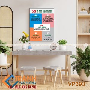 Tranh động lực slogan trang trí - VP393