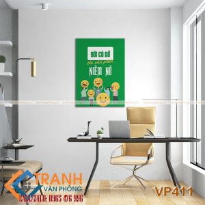 Tranh động lực slogan trang trí - VP411 3 Tranh động lực slogan trang trí - VP411 - Ảnh 2
