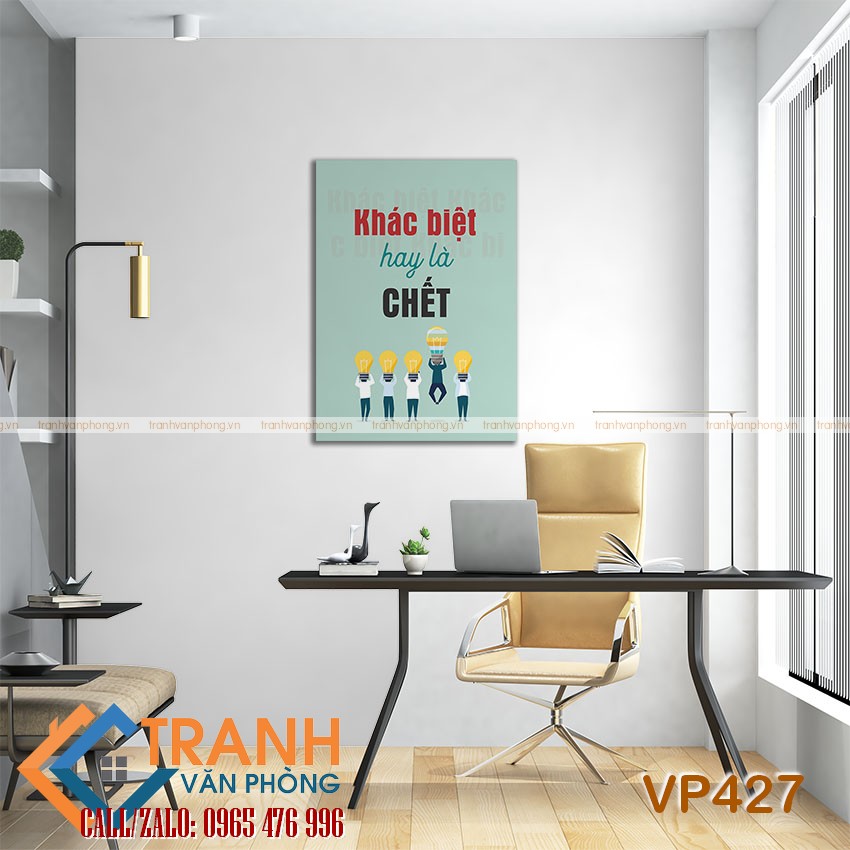 Tranh động lực slogan trang trí - VP427 2 Tranh động lực slogan trang trí - VP427 - Ảnh 2