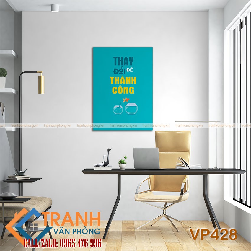 Tranh động lực slogan trang trí - VP428 2 Tranh động lực slogan trang trí - VP428 - Ảnh 2