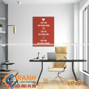 Tranh động lực slogan trang trí - VP433 3 Tranh động lực slogan trang trí - VP433 - Ảnh 2