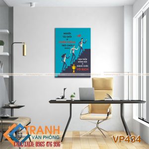 Tranh động lực slogan trang trí - VP434 3 Tranh động lực slogan trang trí - VP434 - Ảnh 2