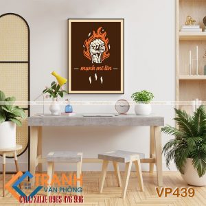 Tranh động lực slogan trang trí - VP439