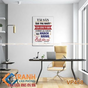 Tranh động lực slogan trang trí - VP458 3 Tranh động lực slogan trang trí - VP458 - Ảnh 2