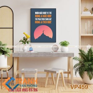 Tranh động lực slogan trang trí - VP459
