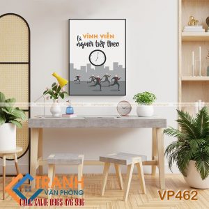 Tranh động lực slogan trang trí - VP462