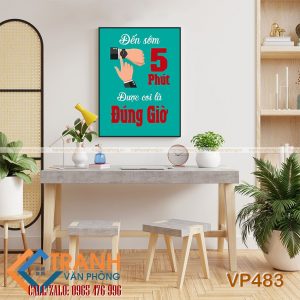 Tranh động lực slogan trang trí - VP483