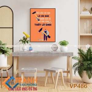 Tranh động lực slogan trang trí - VP486