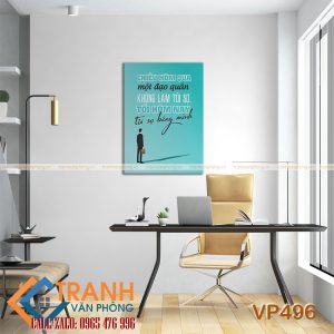 Tranh động lực slogan trang trí - VP496 3 Tranh động lực slogan trang trí - VP496 - Ảnh 2