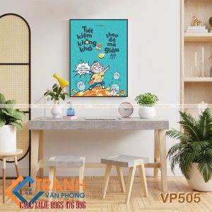 Tranh động lực slogan trang trí - VP505