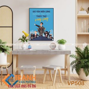 Tranh động lực slogan trang trí - VP508