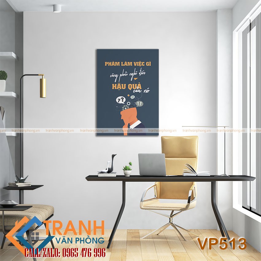 Tranh động lực slogan trang trí - VP513 2 Tranh động lực slogan trang trí - VP513 - Ảnh 2