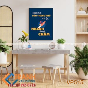 Tranh động lực slogan trang trí - VP515
