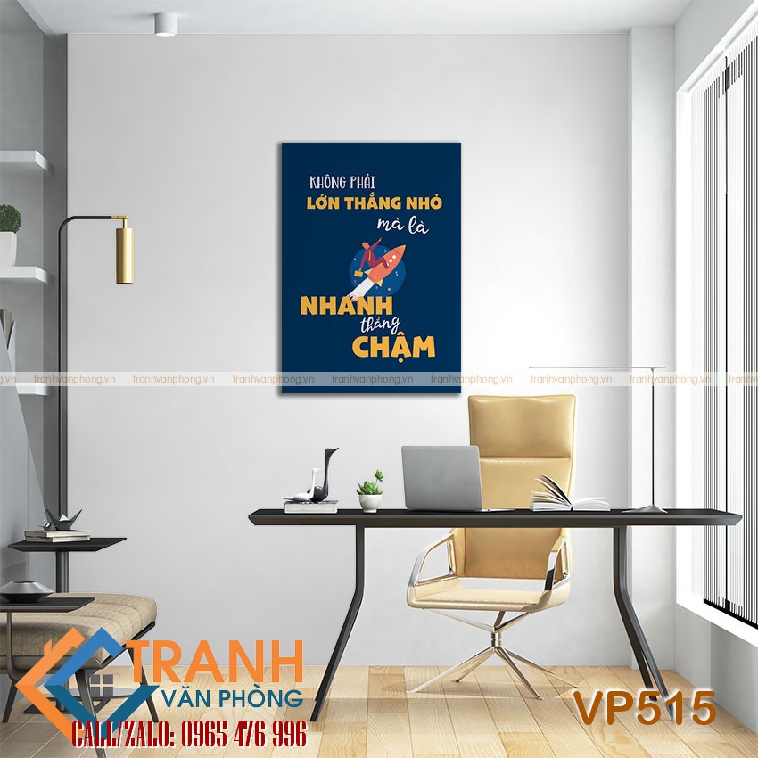 Tranh động lực slogan trang trí - VP515 2 Tranh động lực slogan trang trí - VP515 - Ảnh 2