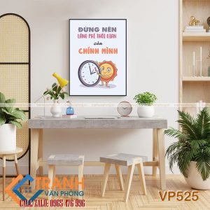Tranh động lực slogan trang trí - VP525