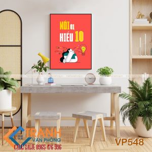Tranh động lực slogan trang trí - VP548