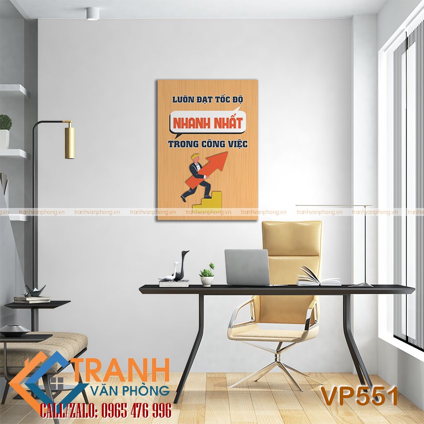 Tranh động lực slogan trang trí - VP551 2 Tranh động lực slogan trang trí - VP551 - Ảnh 2