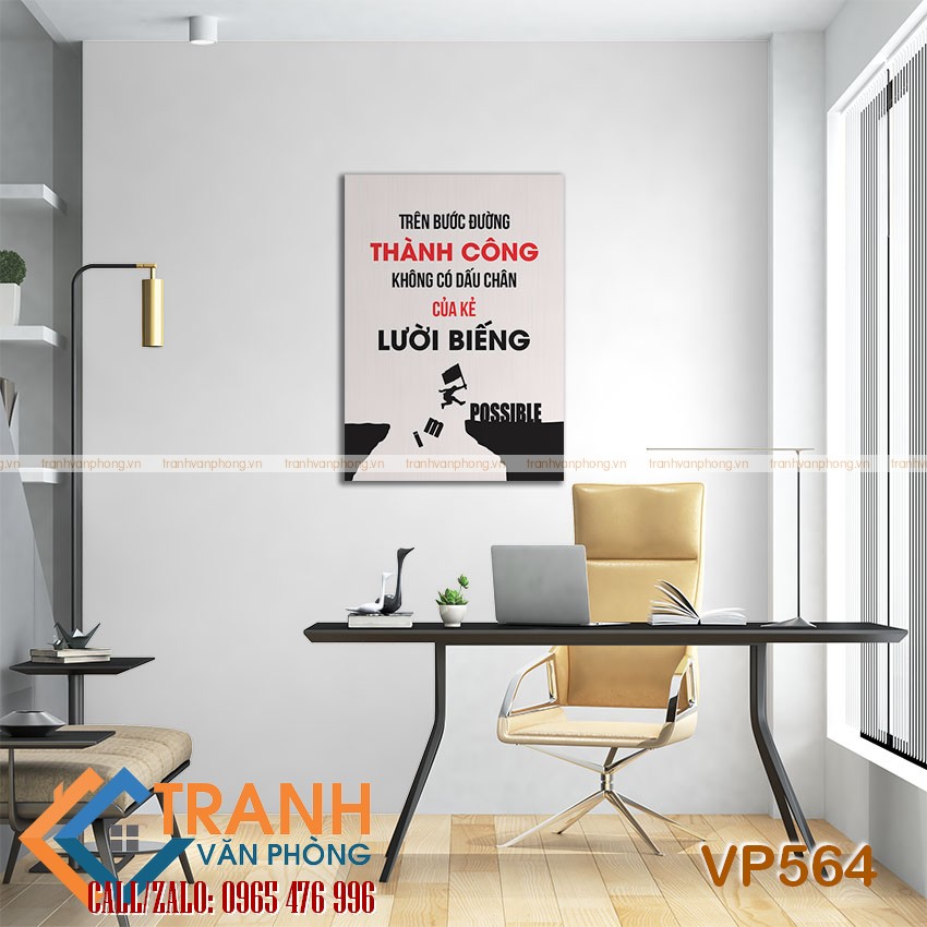 Tranh động lực slogan trang trí - VP564 2 Tranh động lực slogan trang trí - VP564 - Ảnh 2