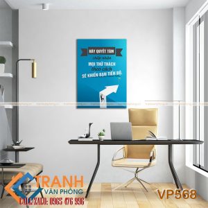 Tranh động lực slogan trang trí - VP568 3 Tranh động lực slogan trang trí - VP568 - Ảnh 2