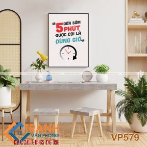 Tranh động lực slogan trang trí - VP579