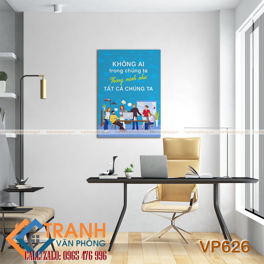 Tranh động lực slogan trang trí - VP626 2 Tranh động lực slogan trang trí - VP626 - Ảnh 2