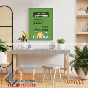 Tranh động lực slogan trang trí - VP635