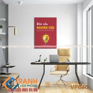Tranh động lực slogan trang trí - VP640 3 Tranh động lực slogan trang trí - VP640 - Ảnh 2