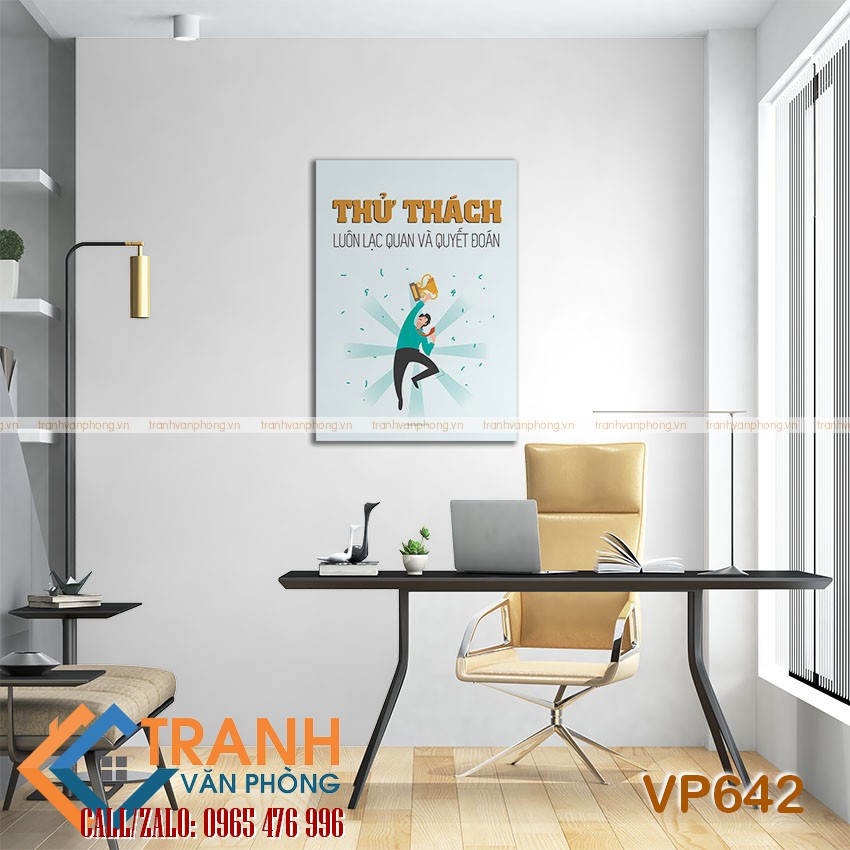 Tranh động lực slogan trang trí - VP642 2 Tranh động lực slogan trang trí - VP642 - Ảnh 2