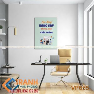 Tranh động lực slogan trang trí - VP655 3 Tranh động lực slogan trang trí - VP655 - Ảnh 2