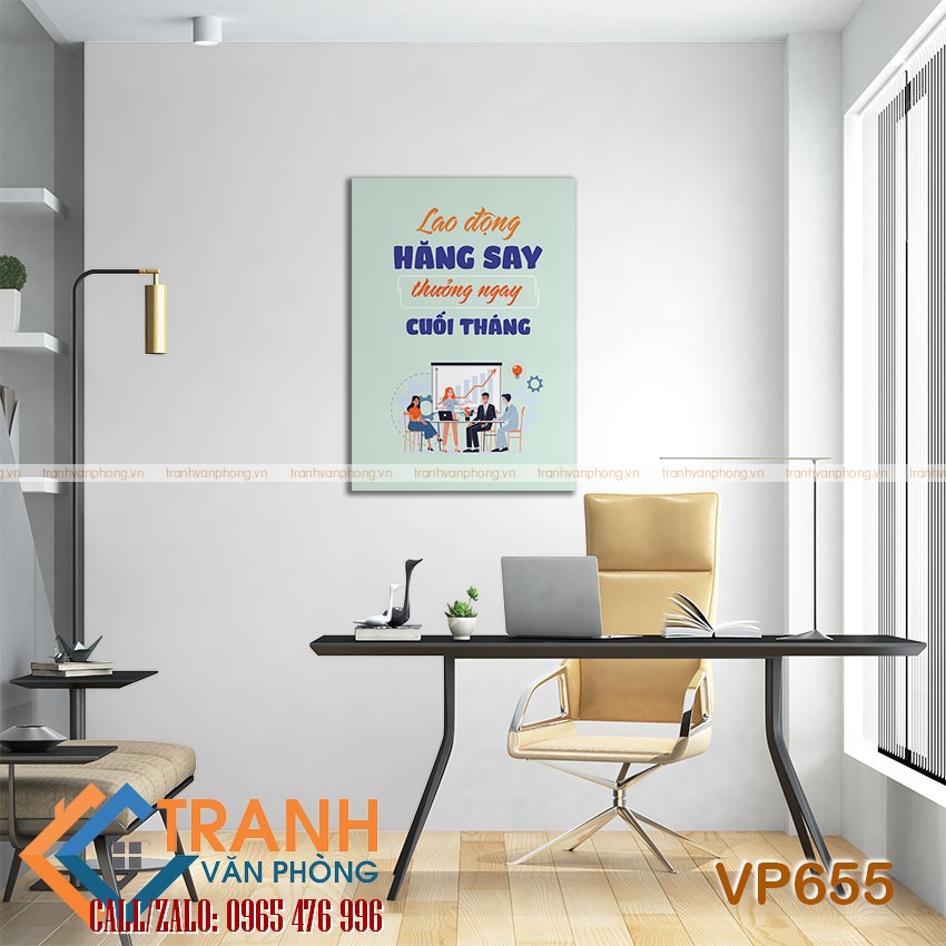 Tranh động lực slogan trang trí - VP655 2 Tranh động lực slogan trang trí - VP655 - Ảnh 2