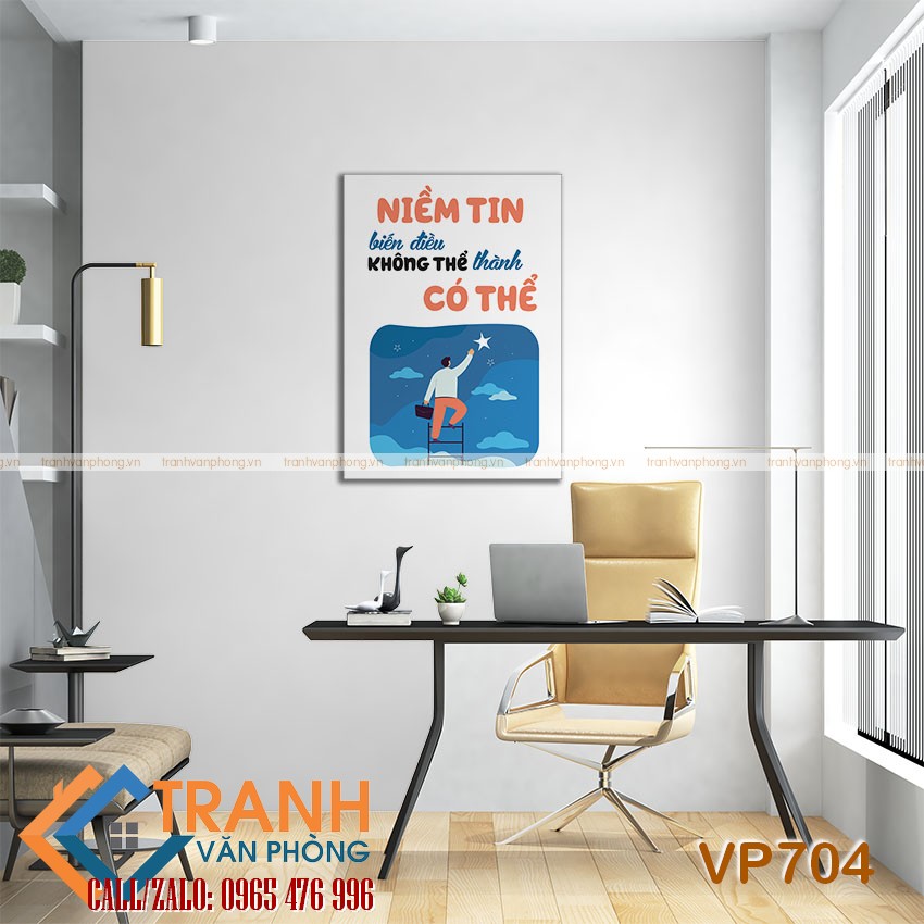 Tranh động lực slogan trang trí - VP704 2 Tranh động lực slogan trang trí - VP704 - Ảnh 2