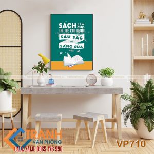 Tranh động lực slogan trang trí - VP710