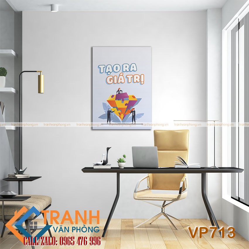 Tranh động lực slogan trang trí - VP713 2 Tranh động lực slogan trang trí - VP713 - Ảnh 2