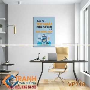Tranh động lực slogan trang trí - VP718 - Ảnh 2