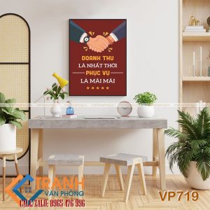 Tranh động lực slogan trang trí - VP719