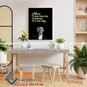 Tranh động lực slogan các câu danh ngôn, trích dẫn trang trí văn phòng - QT003