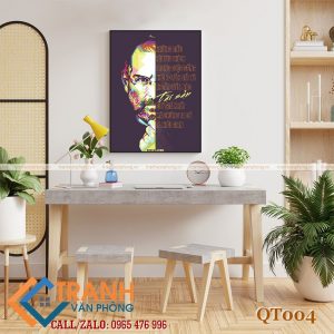 Tranh động lực slogan các câu danh ngôn, trích dẫn trang trí văn phòng - QT004