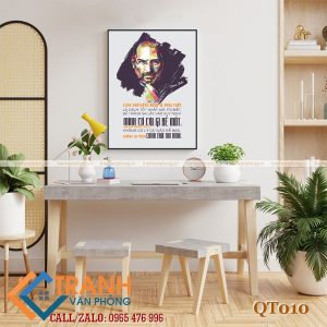Tranh động lực slogan các câu danh ngôn, trích dẫn trang trí văn phòng - QT010