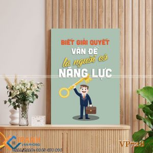 Tranh động lực slogan trang trí - VP728 3 Tranh động lực slogan trang trí - VP728 - Ảnh 2
