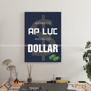 Tranh động lực slogan trang trí - VP735