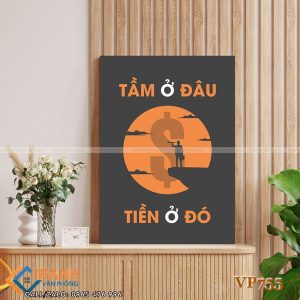 Tranh động lực slogan trang trí - VP755 3 Tranh động lực slogan trang trí - VP755 - Ảnh 2
