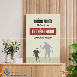 Tranh động lực slogan trang trí - VP784 3 Tranh động lực slogan trang trí - VP784 - Ảnh 2