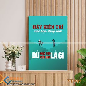 Tranh động lực slogan trang trí - VP797 3 Tranh động lực slogan trang trí - VP797 - Ảnh 2