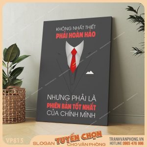 Tranh động lực slogan trang trí - VP815 - Ảnh 2