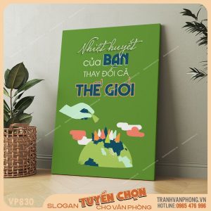 Tranh động lực slogan trang trí - VP830 3 Tranh động lực slogan trang trí - VP830 - Ảnh 2