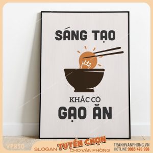Tranh động lực slogan trang trí - VP850